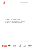 Sistemas de competicion INI-BENJ-ALE TEMP 22-23