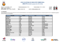 Convocatoria CF 17-11