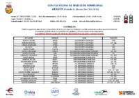 Convocatoria JM 17-11