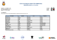 Convocatoria CF TORNEO CATALUÑA