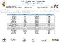 Convocatoria JF 15-12