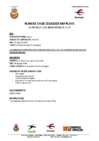 Plan de viaje CESA2025 BM Playa