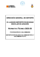 NORMATIVA TECNICA ESPECIFICA JJDE 2025-26