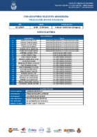 CONVOCATORIA JM 9 NOV